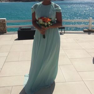 Mint green dress